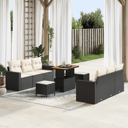 Vidaxl Hagesofa Set 9 pcs