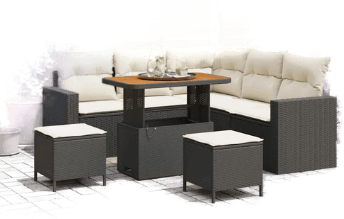 Vidaxl Hagesofa Set 8 pcs