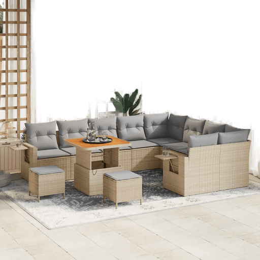 Vidaxl Hagesofa Set 12 pcs