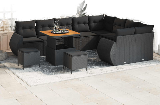 Vidaxl Hagesofa Set 12 pcs