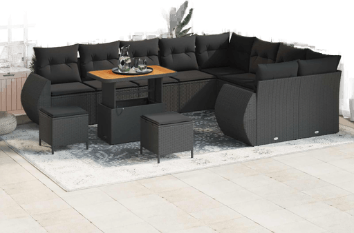 Vidaxl Hagesofa Set 12 pcs