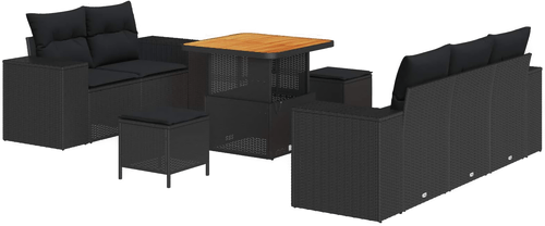 Vidaxl Hagesofa Set 8 pcs