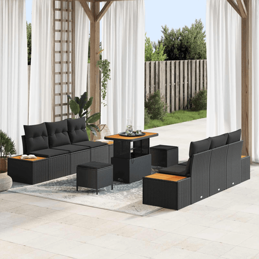 Vidaxl Hagesofa Set 9 pcs