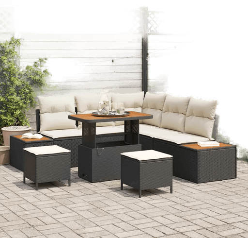 Vidaxl Hagesofa Set 8 pcs