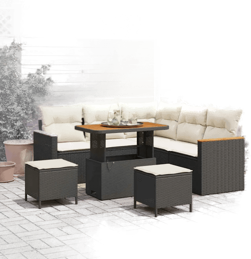 Vidaxl Hagesofa Set 8 pcs