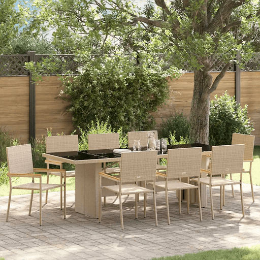 Vidaxl Hage Spisegruppe 9 pcs