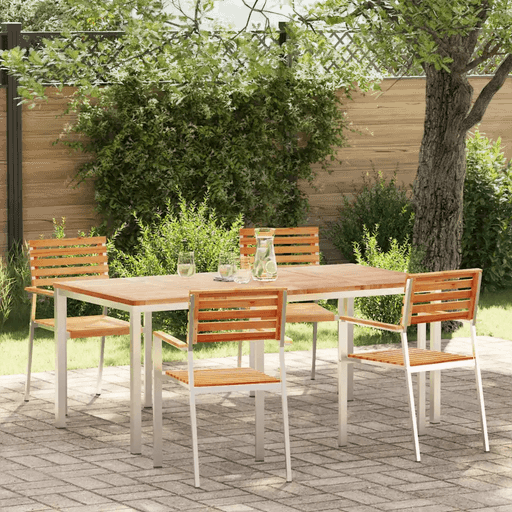 Vidaxl Hage Spisegruppe 5 pcs Teak