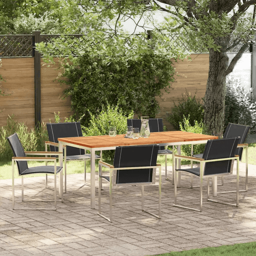 Vidaxl Hage Spisegruppe 7 pcs