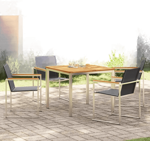 Vidaxl Hage Spisegruppe 5 pcs Teak