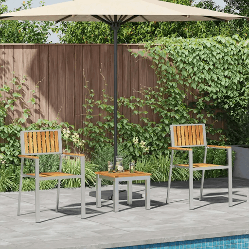 Vidaxl Hage Spisegruppe 3 pcs Teaktre