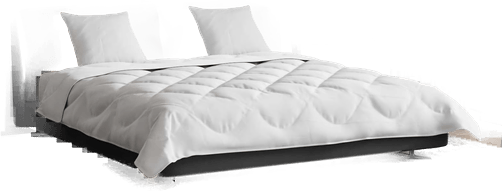 Vidaxl Dyne med Puter 3 pcs Hvit