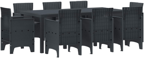 Vidaxl Hage Spisegruppe 9 pcs