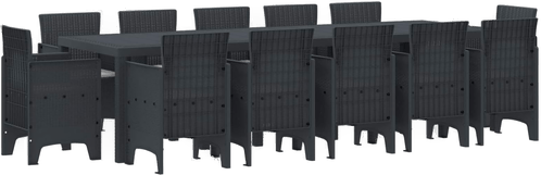 Vidaxl Hage Spisegruppe 13 pcs