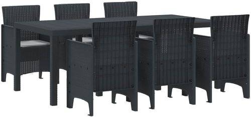 Vidaxl Hage Spisegruppe 7 pcs