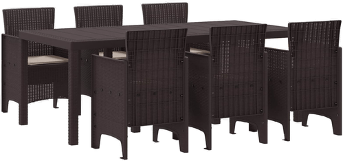Vidaxl Hage Spisegruppe 7 pcs