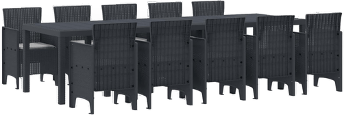 Vidaxl Hage Spisegruppe 11 pcs