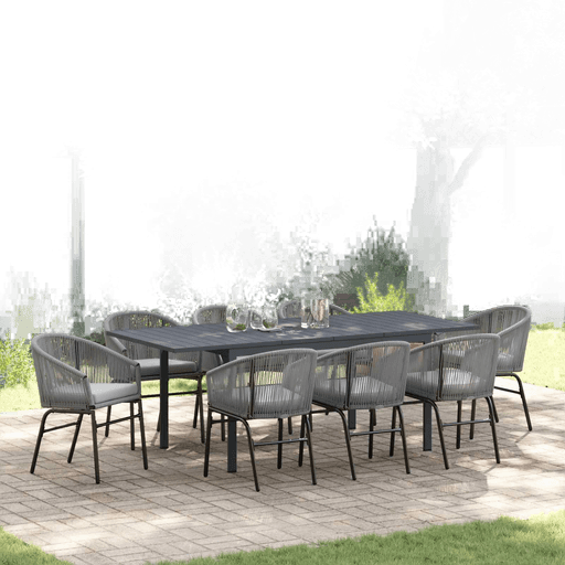 Vidaxl Hage Spisegruppe 9 pcs