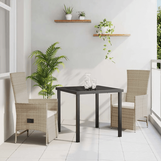 Vidaxl Hage Spisegruppe 3 pcs Beige