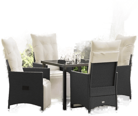 Vidaxl Hage Spisegruppe 5 pcs