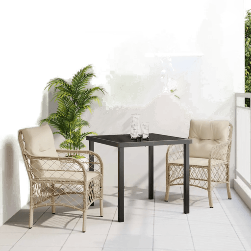 Vidaxl Hage Spisegruppe 3 pcs Beige