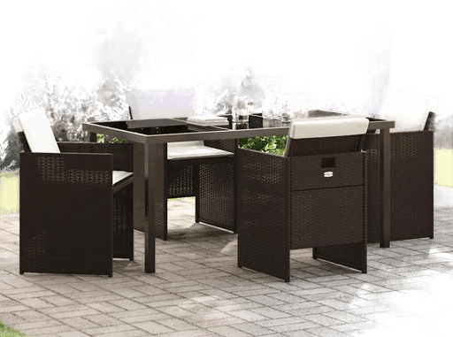 Vidaxl Hage Spisegruppe 5 pcs