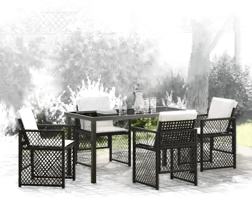 Vidaxl Hage Spisegruppe 5 pcs