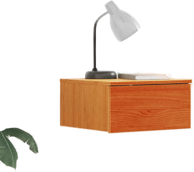 Vidaxl Nattbord 2 stk Vokset Brun 37 x 35 cm