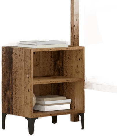 Vidaxl Nattbordskap Gammelt tre