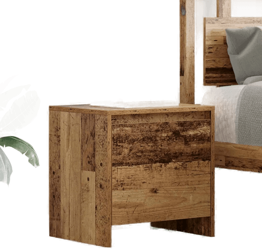 Vidaxl Nattbordskap Gammelt tre