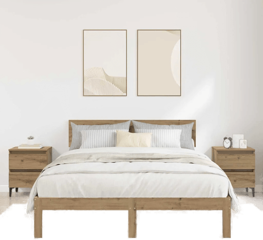 Vidaxl Nattbordskap 2 stk artisan eik