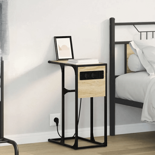 Vidaxl Nattbordskap Sonoma eik 41,5 x 26 x 60,5 cm