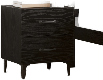 Vidaxl Sengeskap Svart Eik