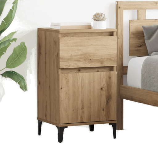 Vidaxl Nattbordskap 2 pcs Artisan Eik