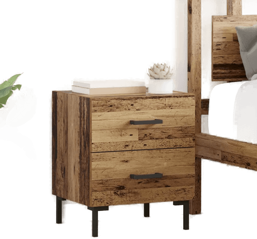 Vidaxl Nattbordskap Gammelt tre 40 x 35 x 47,5 cm