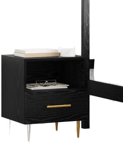 Vidaxl Nattbord med skuff 40 x 35 cm