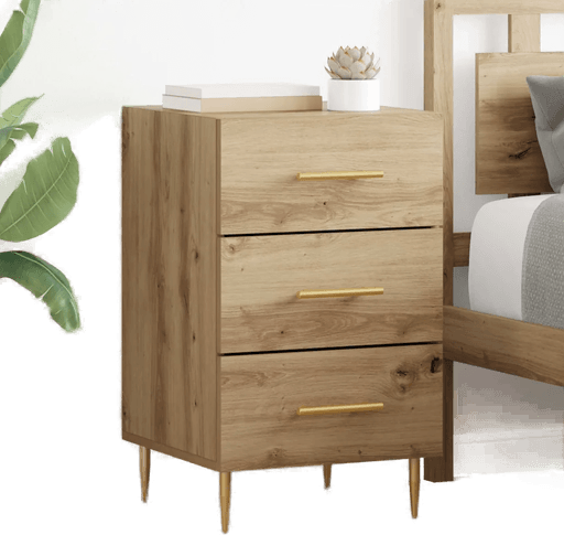 Vidaxl Nattbordskap Artisan Eik