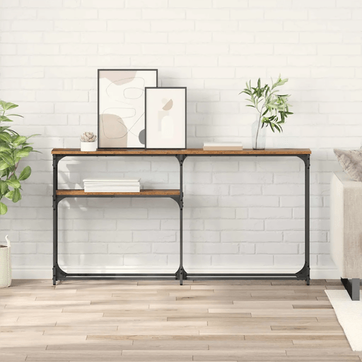 Vidaxl Konsollbord Gammelt tre 145x22.5x75cm