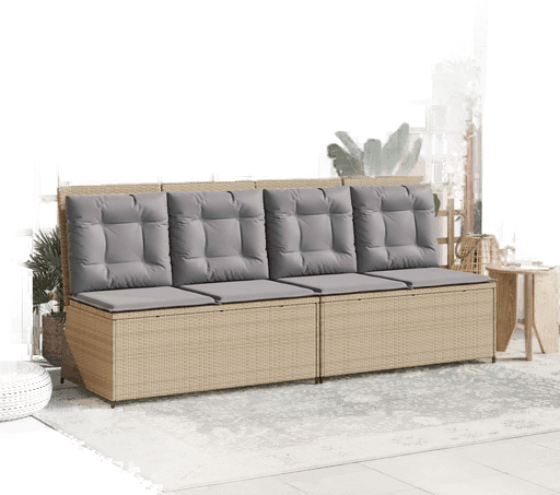 Vidaxl Hagebenk Beige