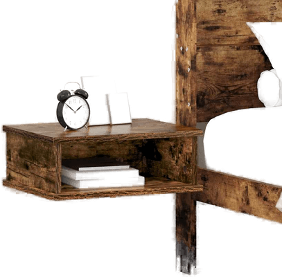 Vidaxl Nattbord Røkt eik 40 x 31 cm