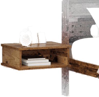 Vidaxl Nattbord Gammelt tre 40 x 31 cm