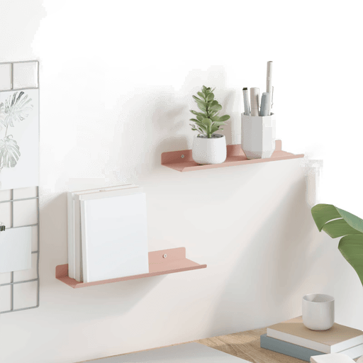 Vidaxl Vegghylle Rosa 30 x 9 cm