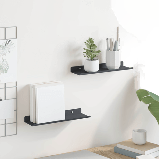 Vidaxl Vegghylle Antrasitt 30 x 9 cm