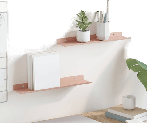 Vidaxl Vegghylle 40 x 9 cm Rosa