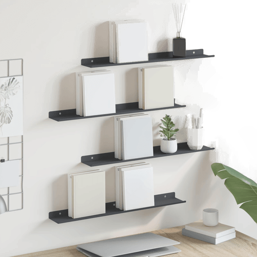 Vidaxl Vegghylle Antrasitt 60 x 9 cm