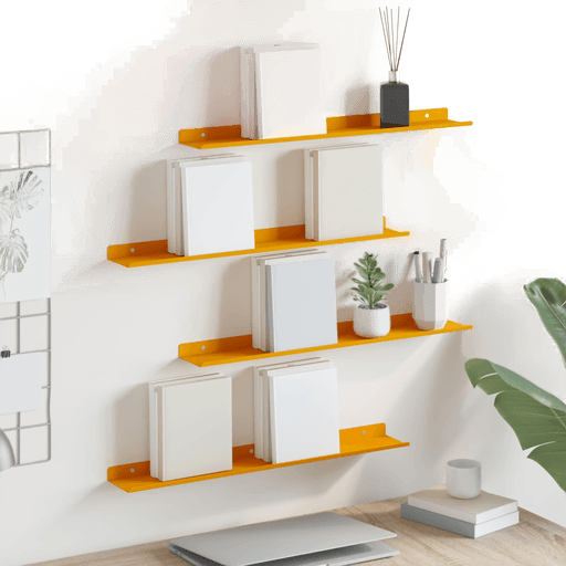 Vidaxl Vegghylle 60 x 9 cm Sennepsgul