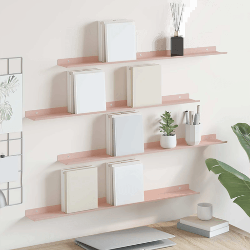 Vidaxl Vegghylle Rosa 80 x 9 cm