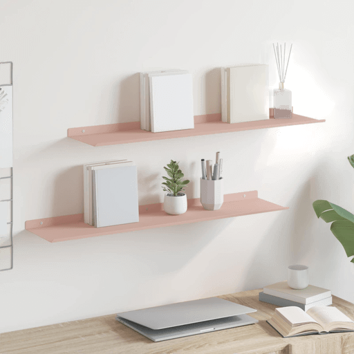 Vidaxl Vegghylle 80 x 18 cm Rosa