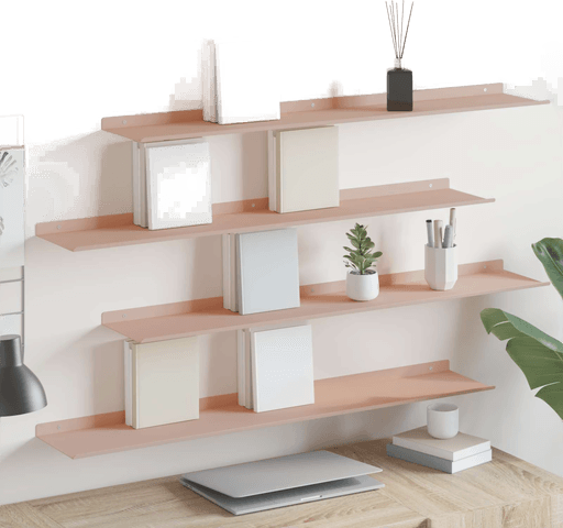 Vidaxl Vegghylle Rosa 100 x 18 cm