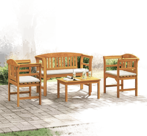 Vidaxl Hage Rose Loungew Set 4 pcs