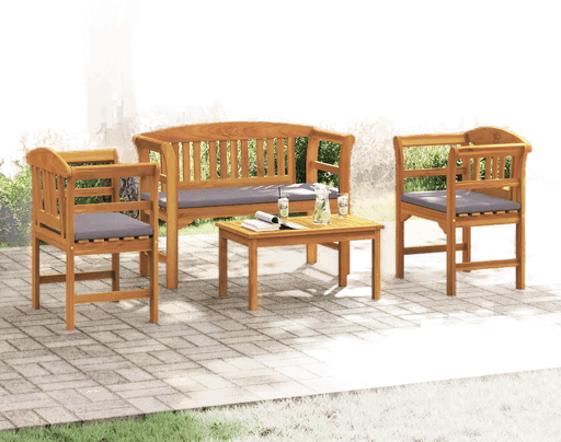 Vidaxl Hage Rose Loungew Set 4 pcs